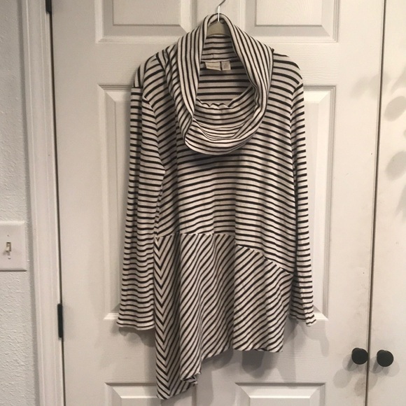 Zenergy by Chico’s brand size 2 pullover tunic top - Picture 1 of 5